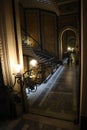 View of the main staircase in the palace, Saint Petersburg, Russia