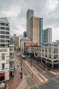 View of Main Street, in downtown Houston, Texas Royalty Free Stock Photo