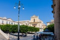 View of the main street of Noto with the church of Santissimo Sa