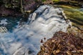 View of the Main Waterfall of the Fenwick Mines Waterfalls Royalty Free Stock Photo