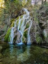 View of the main waterfall of La Floresta Royalty Free Stock Photo