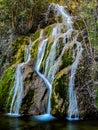View of the main waterfall of La Floresta Royalty Free Stock Photo