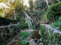 View of the main waterfall of La Floresta Royalty Free Stock Photo