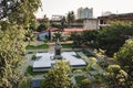 View on the main yard in S21 Tuol Sleng Genocide Museum Phnom Penh Cambodia Royalty Free Stock Photo