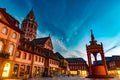 View of the Mainz Cathedral and Markt square