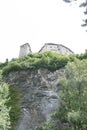 Majestic castle high up on a cliff in Liechtenstein