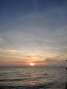 View of Makassar beach semoga bagus yah Royalty Free Stock Photo