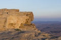 View of Makhtesh Ramon Crater, Negev Desert, Israel Royalty Free Stock Photo