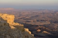 View of Makhtesh Ramon Crater, Negev Desert, Israel Royalty Free Stock Photo