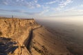 View of Makhtesh Ramon Crater, Negev Desert, Israel Royalty Free Stock Photo