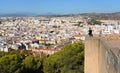 View from Malaga Andalucia Spain from Castle