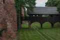 Malbork, Poland - 19 July , 2021 - view of malbork castle with red brick in Poland Royalty Free Stock Photo