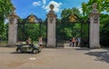 View of Malborough Gates on the Mall in central London