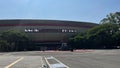 View of Manahan Stadium under the blue sky Royalty Free Stock Photo