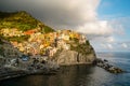 View of Manarola town