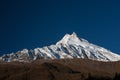 View at Manaslu peak in Nepal Royalty Free Stock Photo