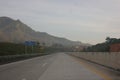 View of Manglayang Mountain from cisumdawu toll road