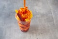 Mangonada drink Royalty Free Stock Photo