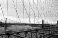 View of the Manhattan Bridge, New York City Royalty Free Stock Photo