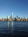 View of Manhattan from Exchange Place. Royalty Free Stock Photo