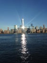 View of Manhattan from Exchange Place. Royalty Free Stock Photo