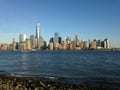 View of Manhattan from Exchange Place. Royalty Free Stock Photo