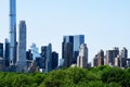 View of Manhattan from roof, Metropolitan Museum of Art, New York, USA Royalty Free Stock Photo