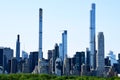 View of Manhattan from roof, Metropolitan Museum of Art, New York, USA Royalty Free Stock Photo