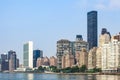 View of Manhattan skyline and the United Nations Royalty Free Stock Photo