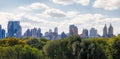 Manhattan West Side panorama, New York Royalty Free Stock Photo