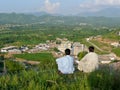 View of Mansehra in Northern Pakistan Royalty Free Stock Photo
