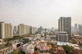 View of many buildings in Bangkok Royalty Free Stock Photo