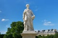 View of the marble sculpture La Comedie 1875 Royalty Free Stock Photo