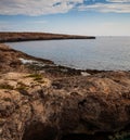 View of Mare Morto beach, Lampedusa Royalty Free Stock Photo