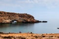 View of Mare Morto beach, Lampedusa Royalty Free Stock Photo