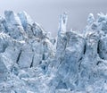 View of Margerie Glacier at Glacier Bay National Park Royalty Free Stock Photo