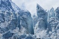 View of Margerie Glacier at Glacier Bay National Park, Alaska Royalty Free Stock Photo