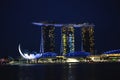 View of at Marina barrage garden,and people signapore