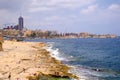 View of the Marina Bay, Portomaso tower in St. Julians city. Malta island