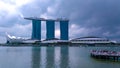 View of Marina Bay Sands Singapore. Royalty Free Stock Photo