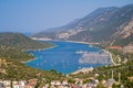 View of the marina in Kas district. Royalty Free Stock Photo