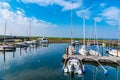 View of a marina in Malmo, Sweden