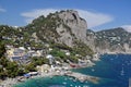 View of Marina Piccola in Capri, Italy