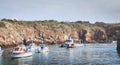 View of the marina of Port la Meule on the island of Yeu