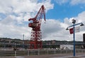 View of the maritime museum in bilbao, spain