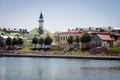 View of the Marjani mosque from Kaban lake, Kazan Royalty Free Stock Photo