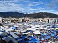 View of a market in Ecuador