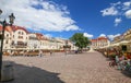 View of the marketplace in Rzeszow. Poland Royalty Free Stock Photo