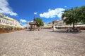 View of the marketplace in Rzeszow. Poland Royalty Free Stock Photo