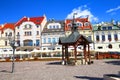 View of the marketplace in Rzeszow. Poland Royalty Free Stock Photo